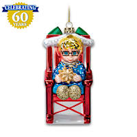 Mrs. Beasley Blown-Glass Rocking Chair Christmas Ornament