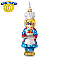 Mrs. Beasley Baking Up Memories Blown-Glass Ornament