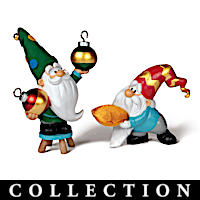 Christmas Tree Gnome Figure Collection