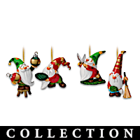Christmas Tree Gnome Ornament Collection