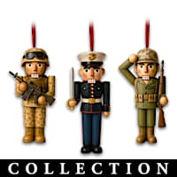 USMC Nutcracker Ornament Collection