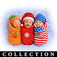 Bundle Babies Miniature Baby Dolls In Seasonal Outfits