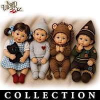 THE WIZARD OF OZ Miniature Lifelike Baby Doll Collection