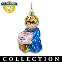 Mrs. Beasley Blown Glass Christmas Ornament Collection