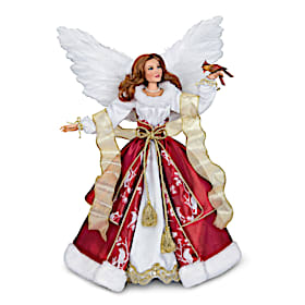 Winter's Joyful Blessings Angel Portrait Doll