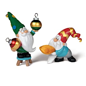 Christmas Tree Gnome Figure Collection