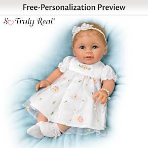 Grandma's Pearls Of Wisdom Personalized Baby Doll
