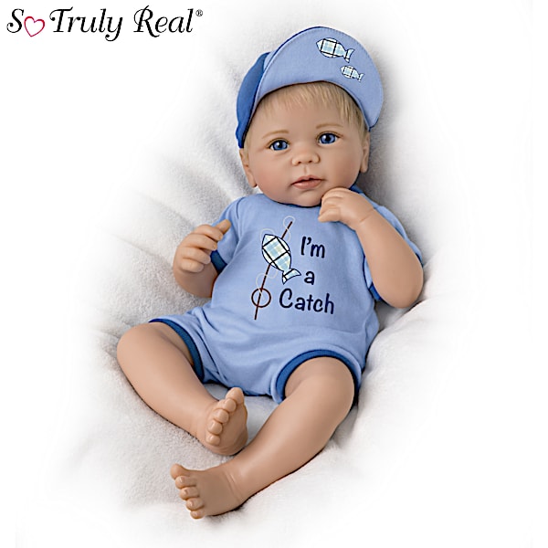So Truly Real Im A Catch Baby Boy Doll