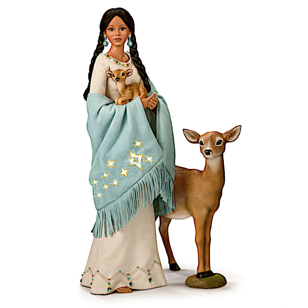 Deer Maiden Of The Morning Star 21 Tall Hand-Painted Portrait Doll
