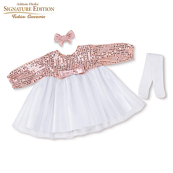 ★Cest Moidew★ Cest_Baby doll fake twopiece dress Set of Two 18” Baby Doll Outfits, Boy & Girl, Dresses